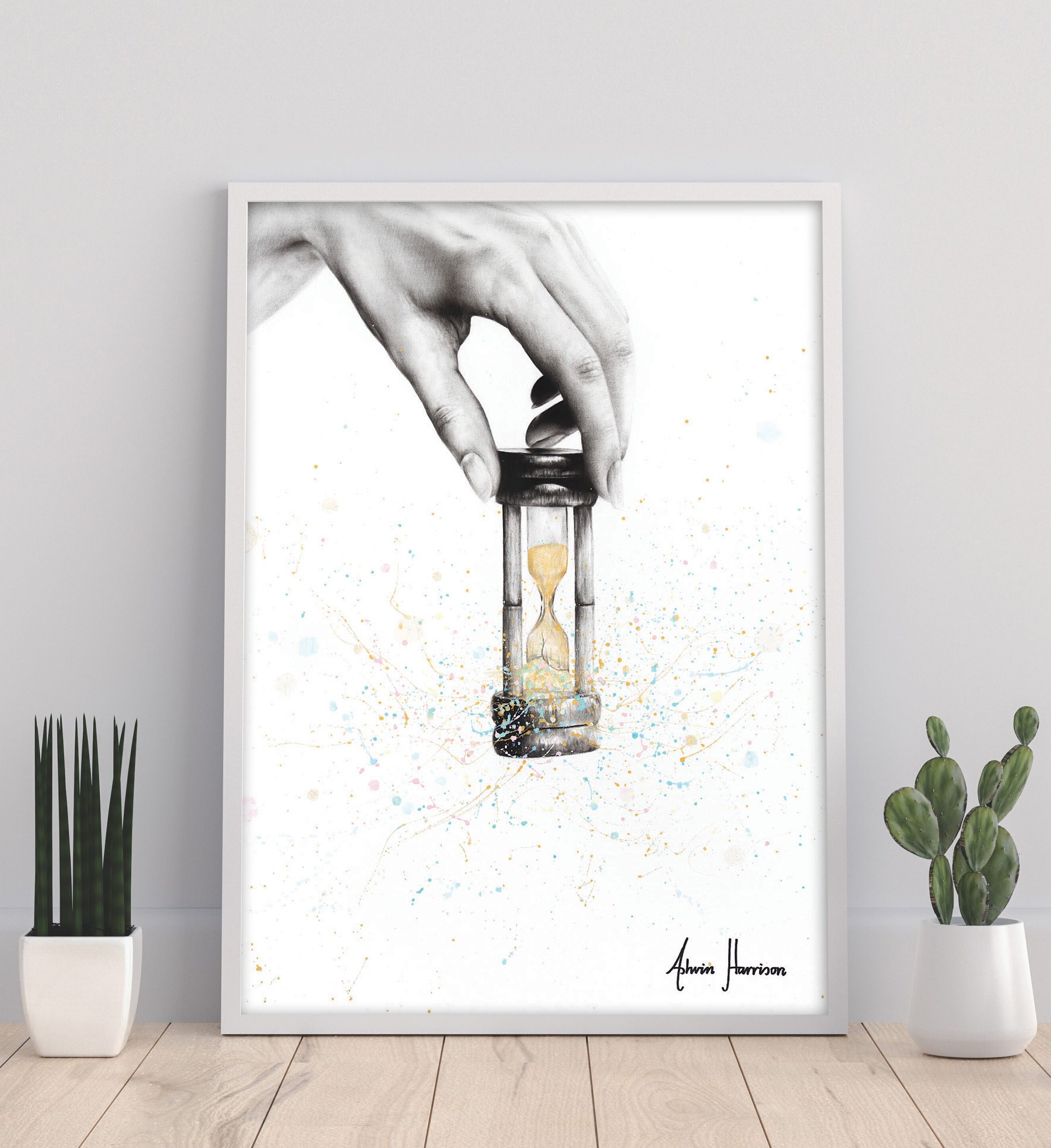 Using Time Wisely - 11X14” Art Print by Ashvin Harrison