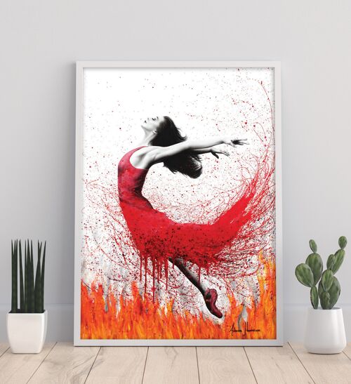 Dance Above The Flames - 11X14” Art Print by Ashvin Harrison
