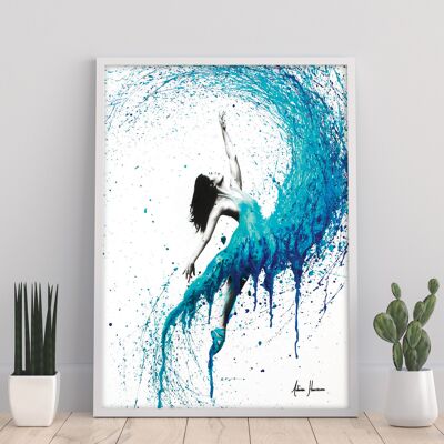 Dans les vagues - 11 X 14" Art Print par Ashvin Harrison