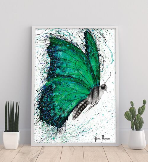 Emerald City Butterfly - 11X14” Art Print by Ashvin Harrison