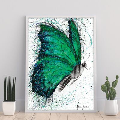 Emerald City Butterfly - 11X14” Art Print by Ashvin Harrison