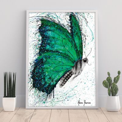 Emerald City Butterfly - 11X14” Art Print by Ashvin Harrison