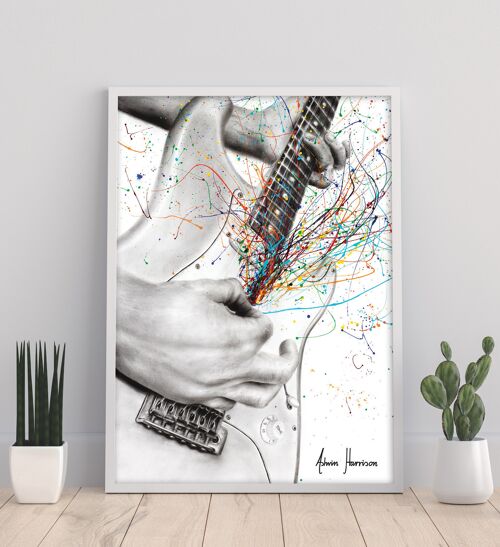 The Guitar Solo - 11X14” Art Print by Ashvin Harrison
