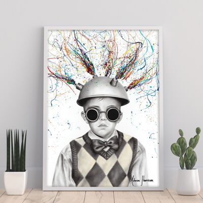 El chico de las ideas - Impresión artística de 11X14" de Ashvin Harrison