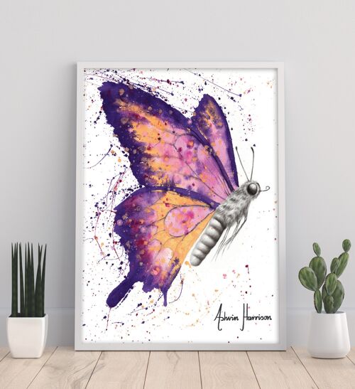 Venus Sunset Butterfly - 11X14” Art Print by Ashvin Harrison