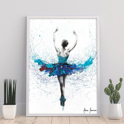 Ballet del lago flotante - Impresión artística de 11X14" de Ashvin Harrison