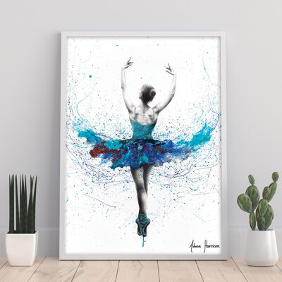 Floating Lake Ballet – 11 x 14 Zoll Kunstdruck von Ashvin Harrison