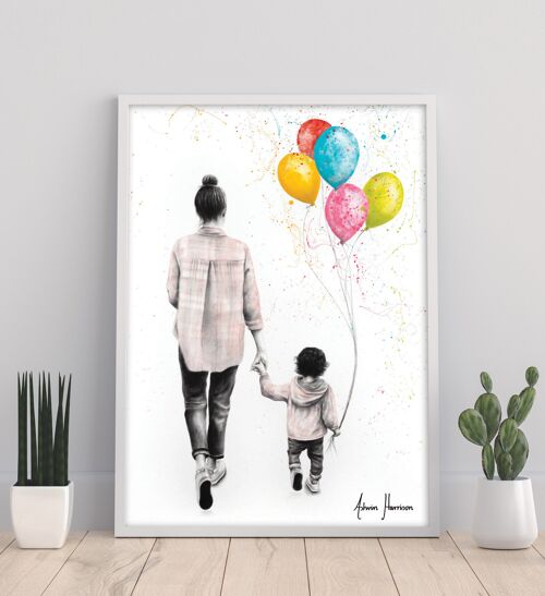 A Beautiful Day Together 11X14” Art Print by Ashvin Harrison