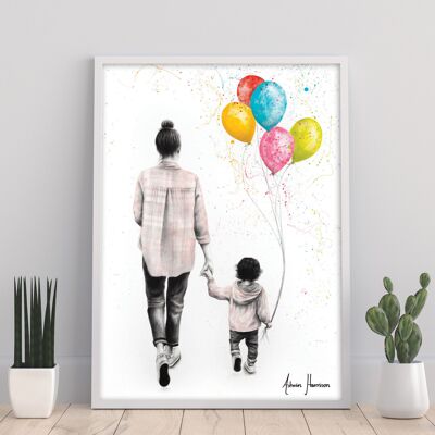 A Beautiful Day Together 11X14” Art Print by Ashvin Harrison