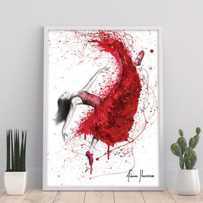 Bailarina Pasión Contemporánea - 11X14" Lámina Artística