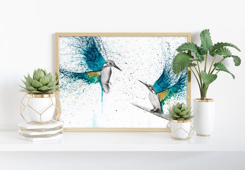 Kingfisher Memories - 11X14” Art Print by Ashvin Harrison