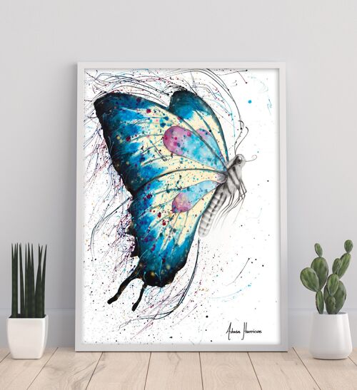 Picnic Butterfly - 11X14” Art Print by Ashvin Harrison