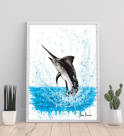 Dancing Marlin - 11X14” Art Print by Ashvin Harrison