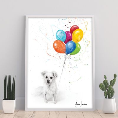 A Puppy Birthday - 11X14” Art Print by Ashvin Harrison