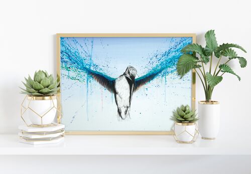 Kingfisher Rise - 11X14” Art Print by Ashvin Harrison