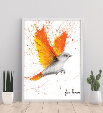 Oiseau de saison des agrumes - 11X14" Art Print par Ashvin Harrison