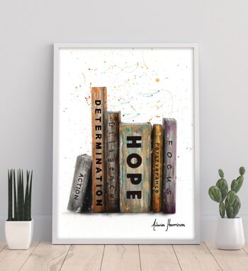 Les livres du succès - 11X14" Art Print par Ashvin Harrison