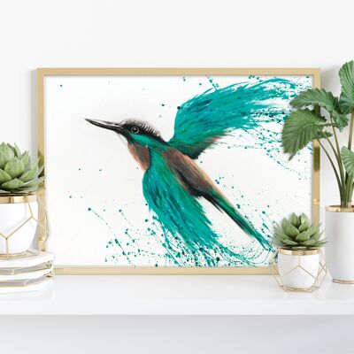 Kingfisher Tropics - Impression d'art 11X14" par Ashvin Harrison