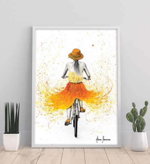 Summer Breeze Bicycle - 11X14” Art Print by Ashvin Harrison