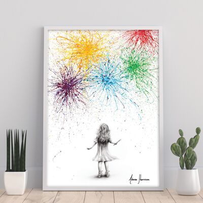 Painting Dreams - 11X14” Art Print by Ashvin Harrison