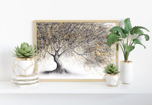Golden Onyx Tree - 11X14” Art Print by Ashvin Harrison