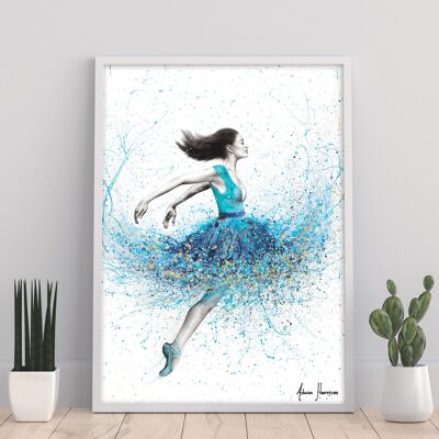 Aqua Sound Dance - Impresión de arte de 11X14" de Ashvin Harrison