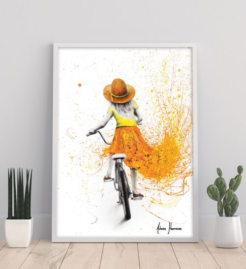 Her First Bicycle - 11X14” Art Print by Ashvin Harrison