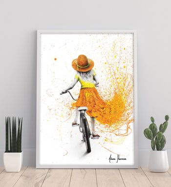 Son premier vélo - 11X14" Art Print par Ashvin Harrison