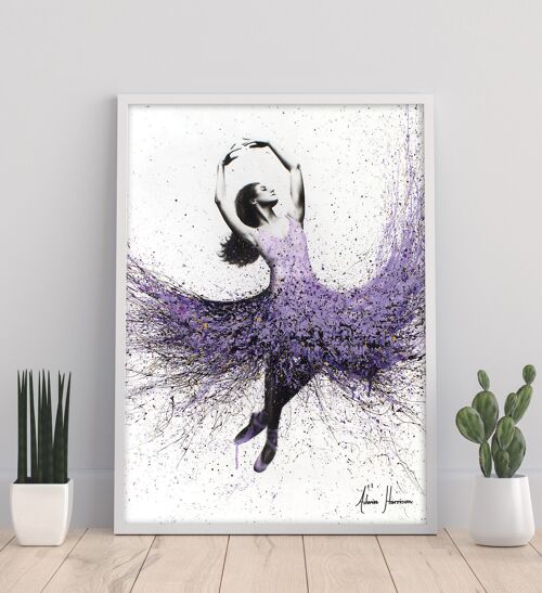 Lavender Dance - 11X14” Art Print by Ashvin Harrison