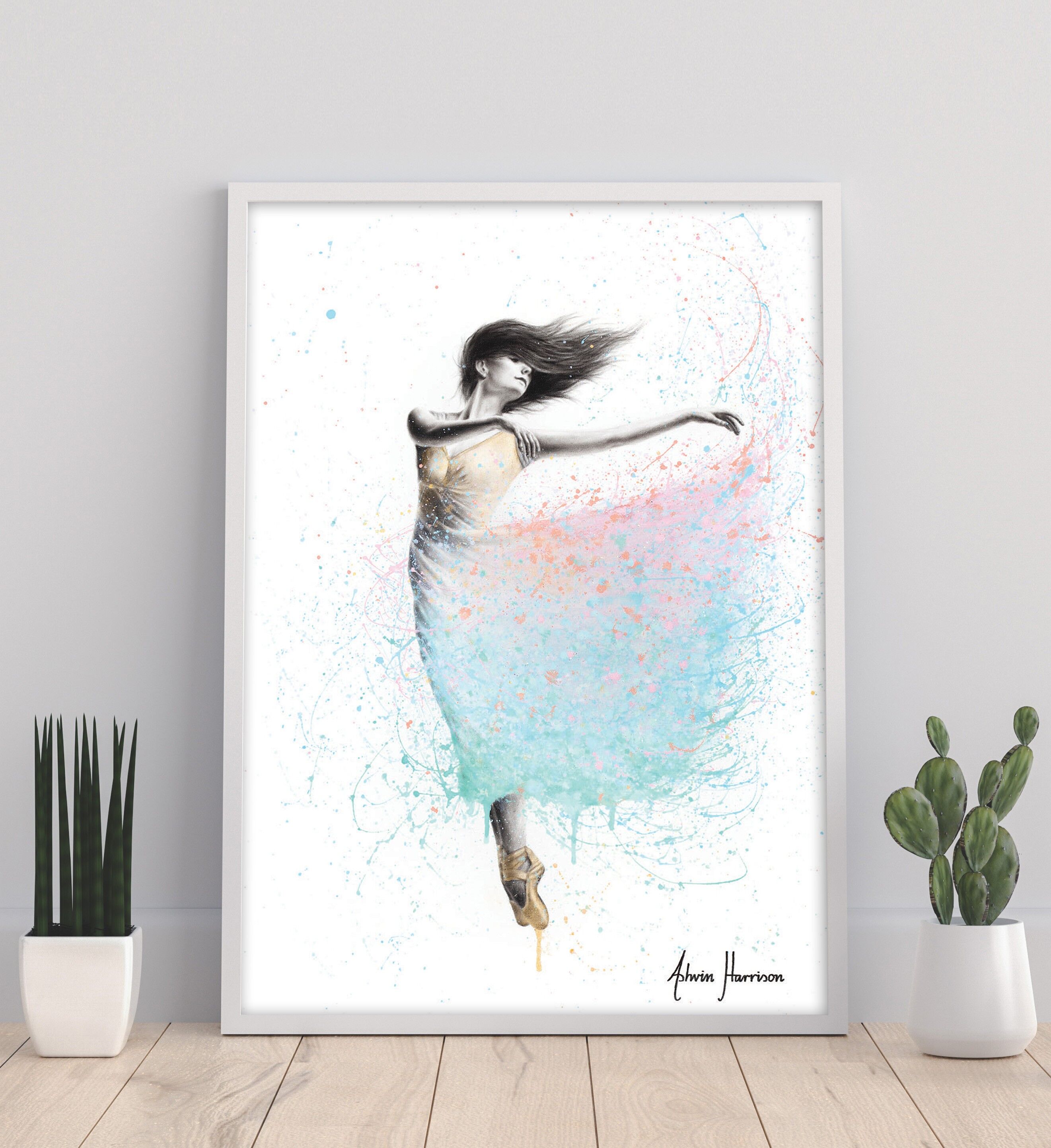 Sunshine Sparkel Dance - 11 x 14" stampa artistica di Ashvin Harrison