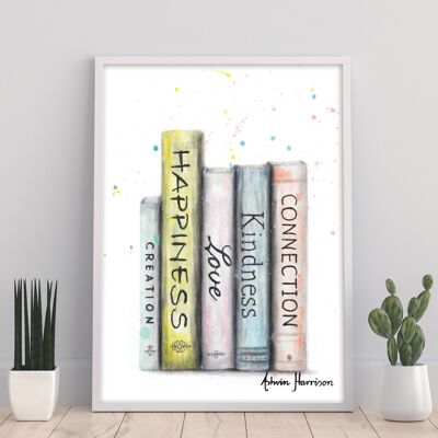 Books Of Significance - 11X14” Art Print by Ashvin Harrison