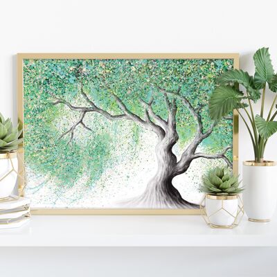 Jade Blossom Tree - 11X14” Art Print by Ashvin Harrison