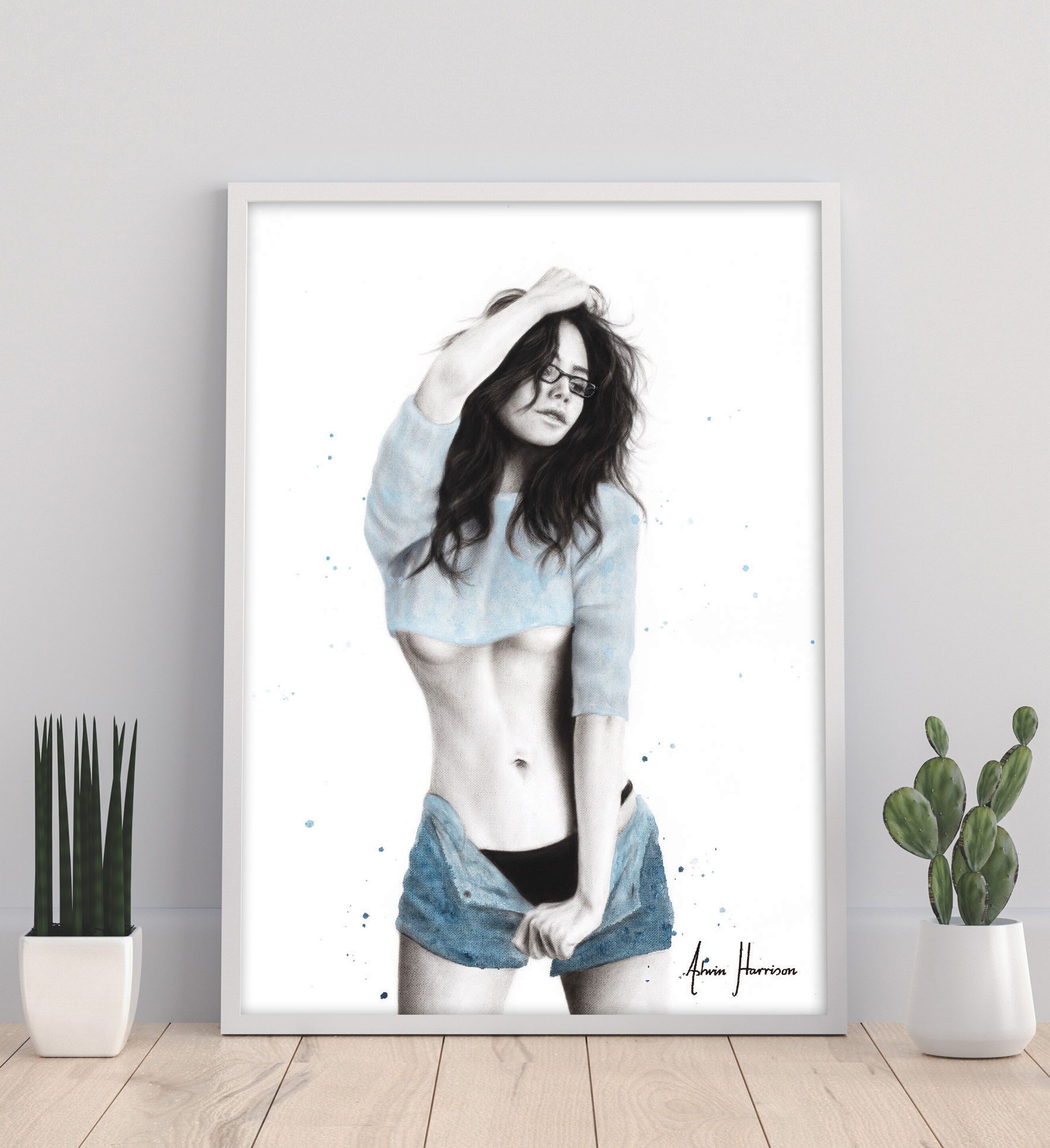 Sensazione di comfort - 11 x 14" stampa artistica di Ashvin Harrison