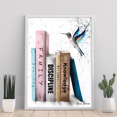 The Six Books Of Love - 11X14” Art Print by Ashvin Harrison