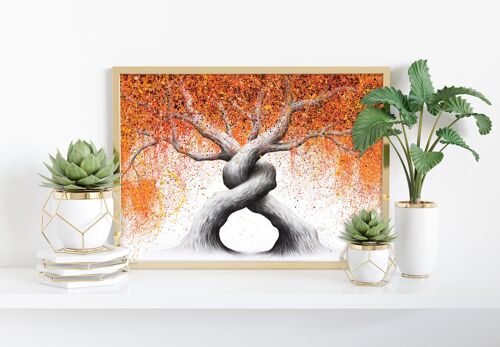 Twisting Love Trees - 11X14” Art Print by Ashvin Harrison