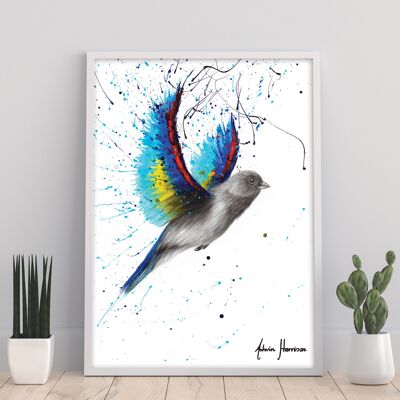 Sunset Beach Bird - 11X14” Art Print by Ashvin Harrison