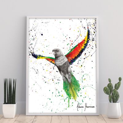 Lucky Lorikeet – 11X14” Kunstdruck von Ashvin Harrison