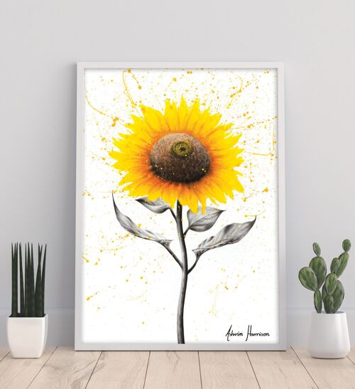 Sunflower Celebration - 11X14” Art Print by Ashvin Harrison