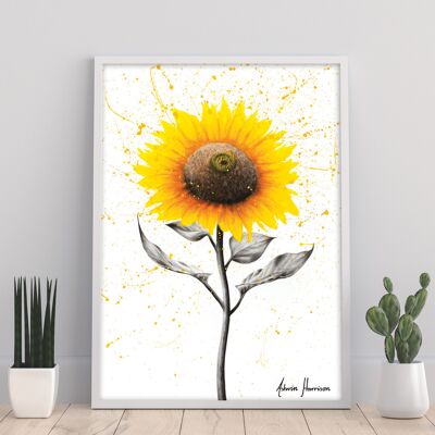 Celebración del girasol - Impresión artística de 11X14" de Ashvin Harrison