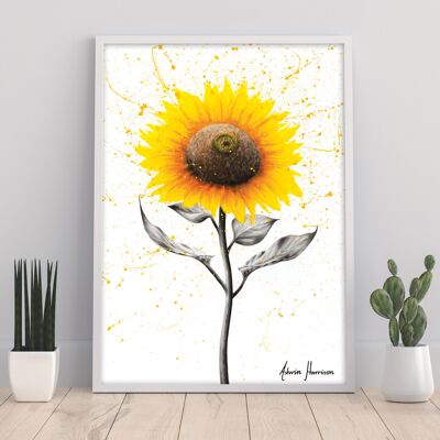 Sunflower Celebration - 11X14” Art Print by Ashvin Harrison