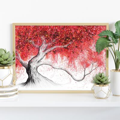 Strawberry Daze Tree - Impresión artística de 11X14" de Ashvin Harrison