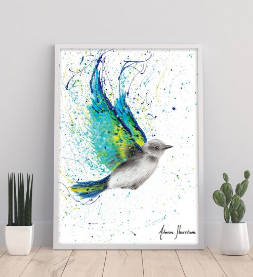 Solo Summer Bird - 11X14” Art Print by Ashvin Harrison