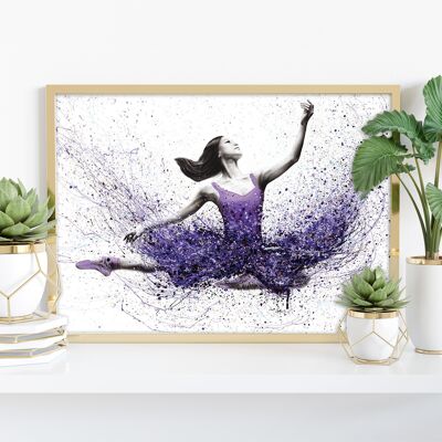 Violet Verve Dance - Impresión de arte de 11X14" por Ashvin Harrison