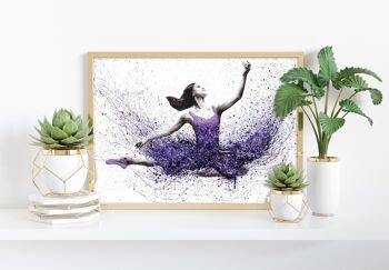 Violet Verve Dance - 11X14" Art Print par Ashvin Harrison