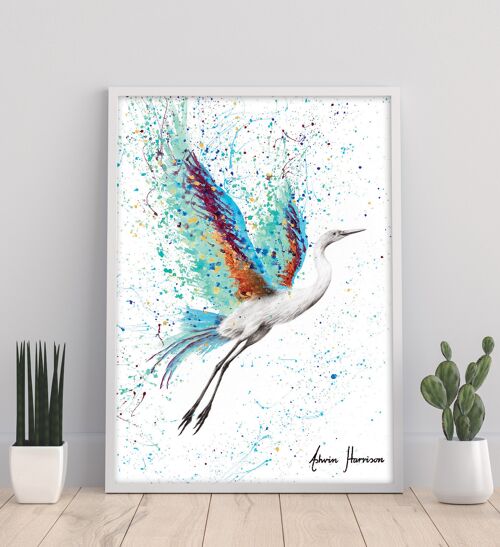 Glowing Sea Bird - 11X14” Art Print by Ashvin Harrison