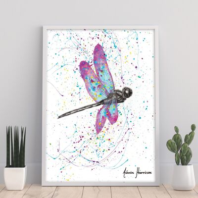 Tanzende Libelle – 11 x 14 Zoll Kunstdruck von Ashvin Harrison