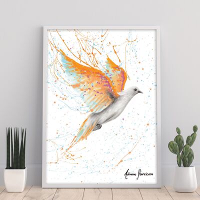 Summer Peace Dove – 11X14” Kunstdruck von Ashvin Harrison
