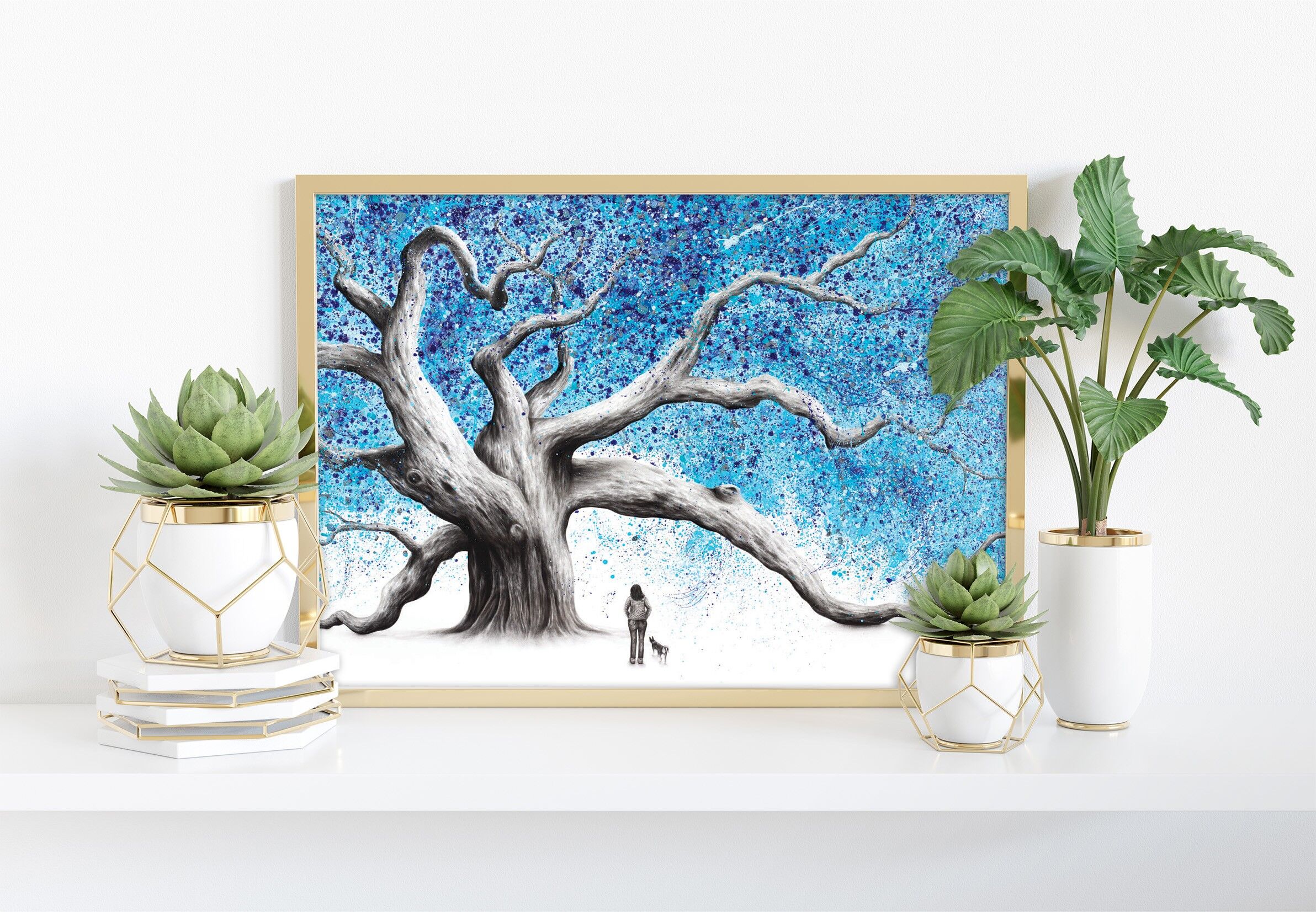 L'albero della passeggiata invernale - 11 x 14" stampa d'arte di Ashvin Harrison