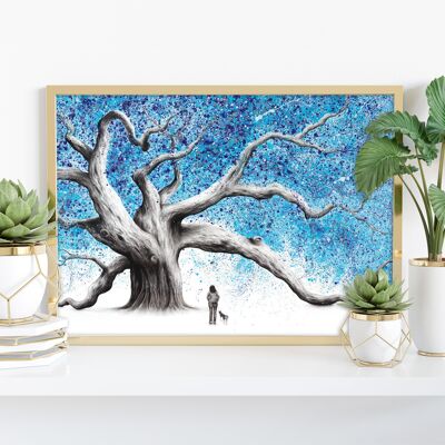 Der Winterspaziergang-Baum – 11 x 14 Zoll Kunstdruck von Ashvin Harrison