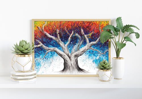 Rainbow Tree - 11X14” Art Print by Ashvin Harrison